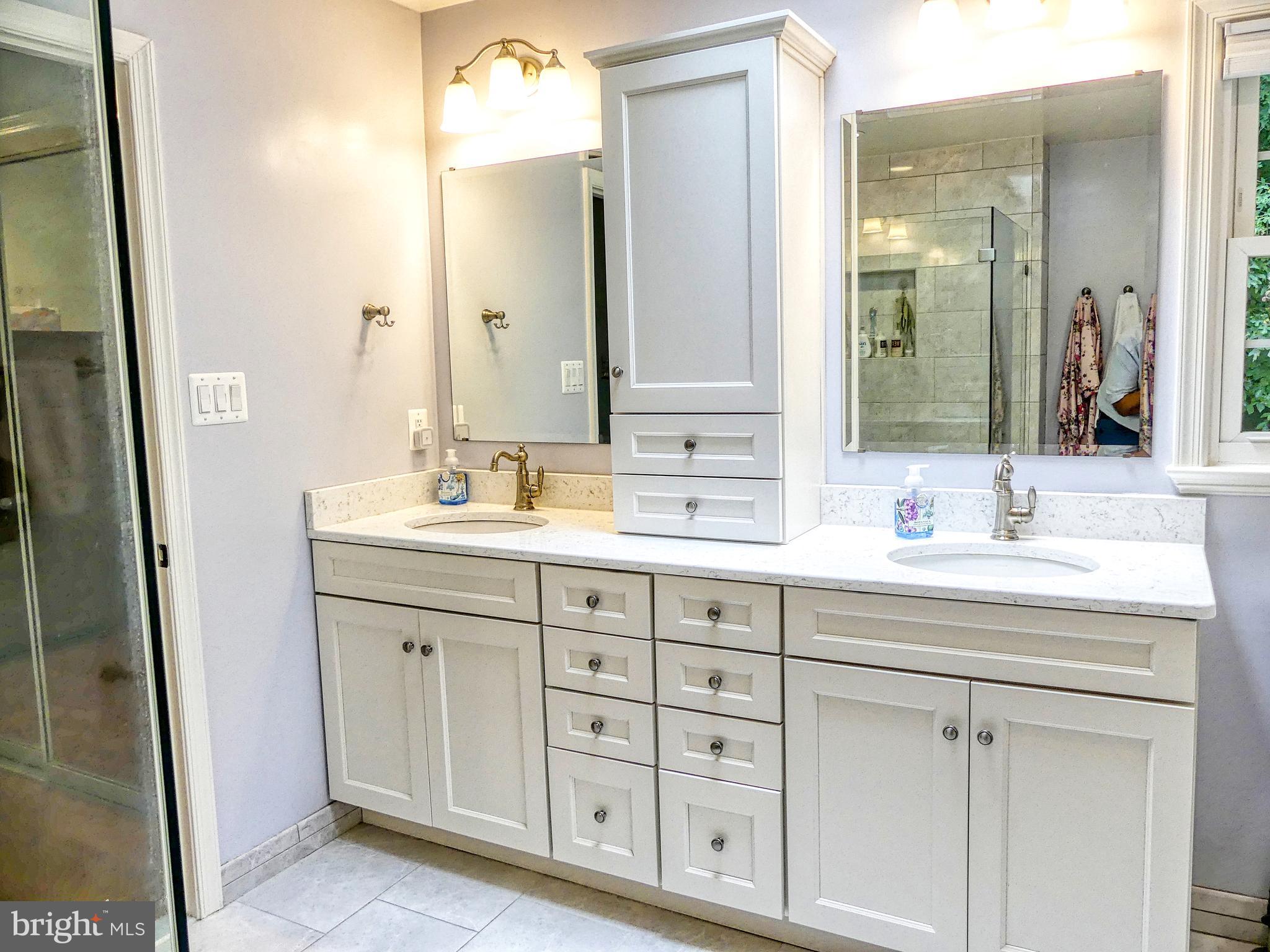 7808 Huntsman Boulevard Springfield, VA 22153 - Photo 33 of 53 Updated Bathroom - Double Vanity