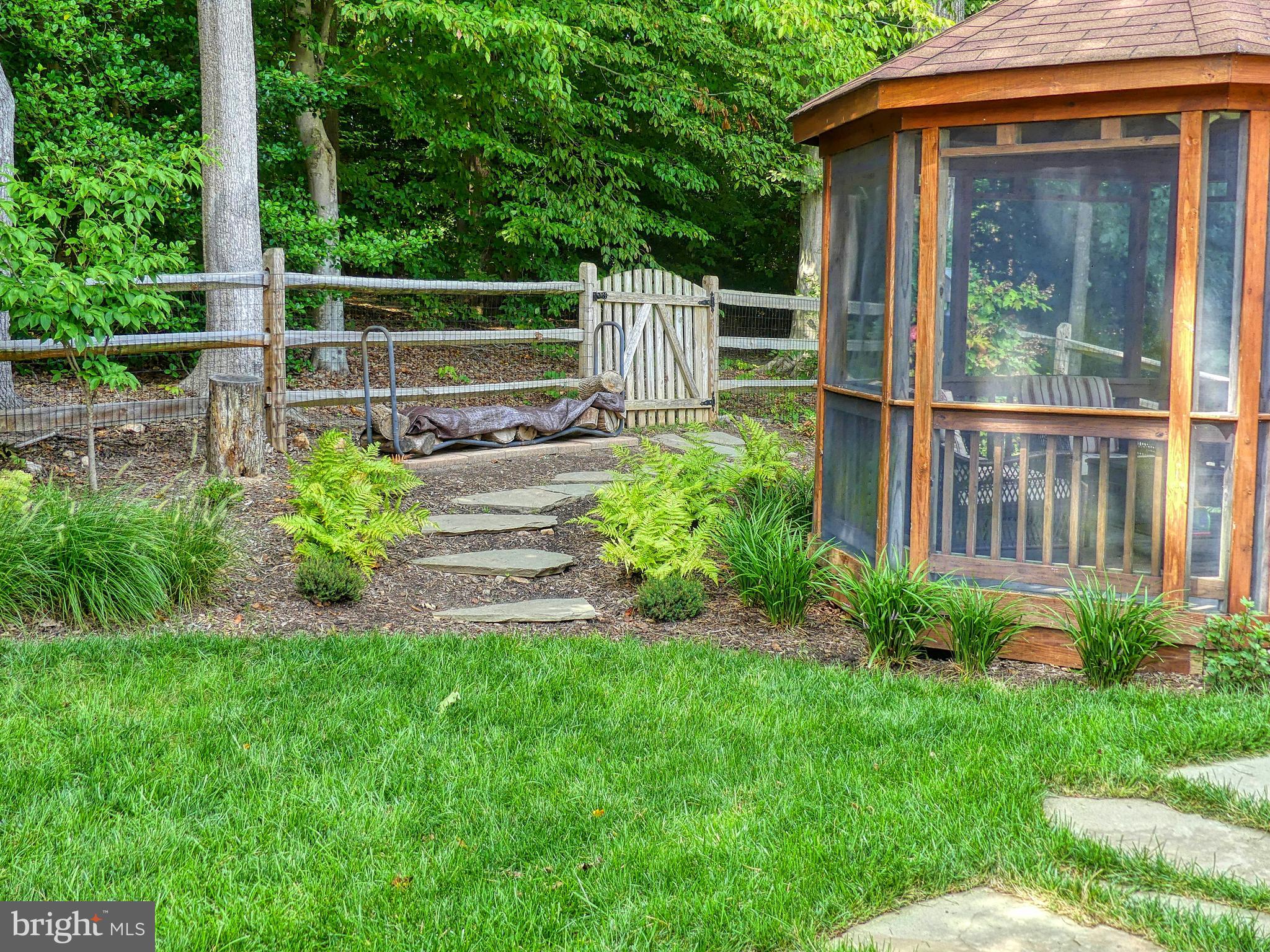 7808 Huntsman Boulevard Springfield, VA 22153 - Photo 9 of 53 Backyard backs to parkland
