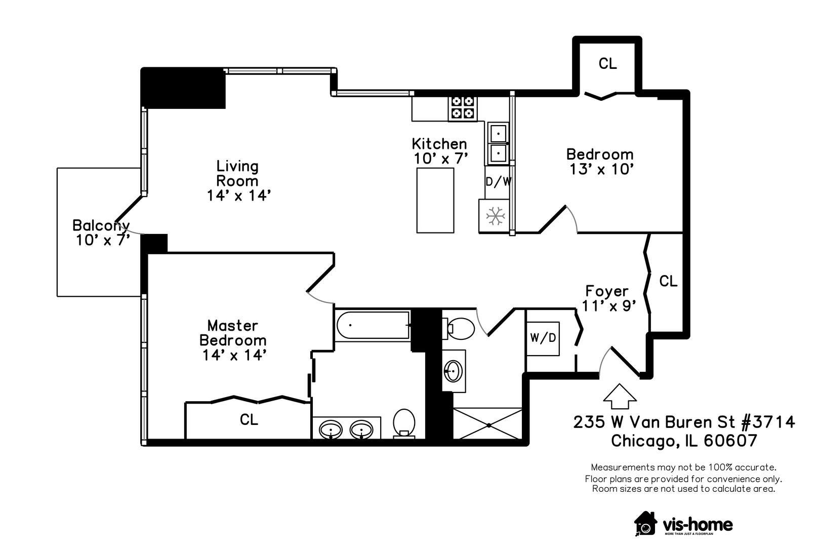 235 West Van Buren Street, Unit 3714 Chicago, IL 60607 - Photo 15 of 15