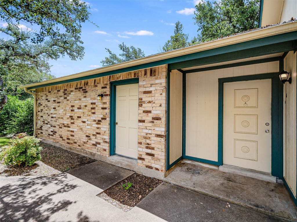8415 Fathom Circle, Unit B Austin, TX 78750 - Photo 12 of 17 a view of a pathway door