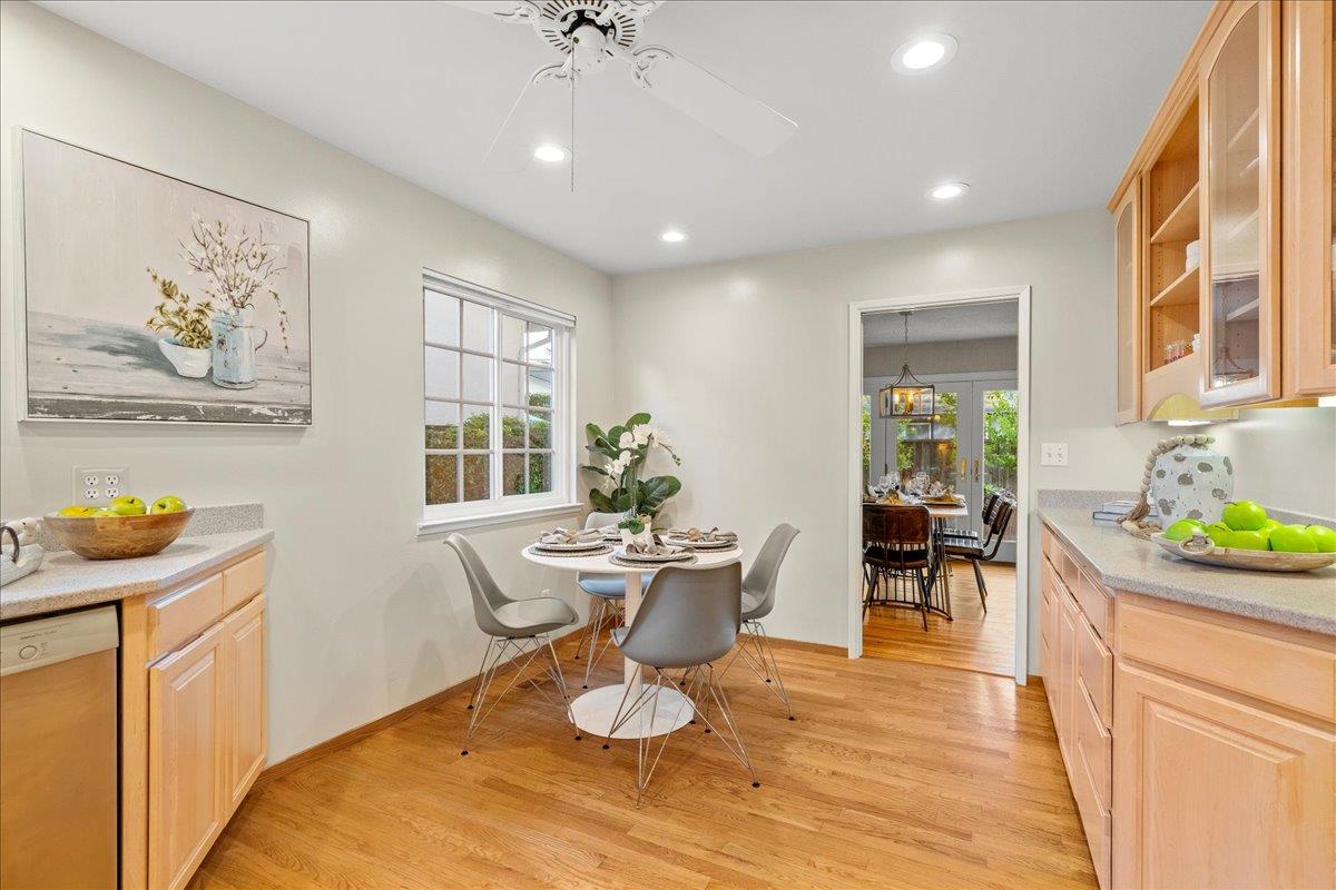 877 West Knickerbocker Drive Sunnyvale, CA 94087 - Photo 13 of 51 a dining room with a table and chairs