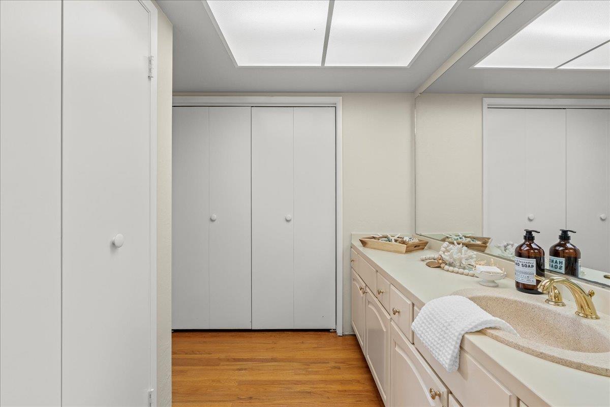 877 West Knickerbocker Drive Sunnyvale, CA 94087 - Photo 33 of 51 a bathroom with a sink and a mirror