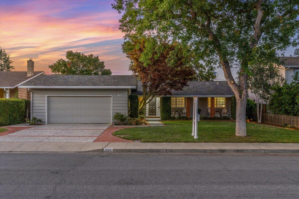 877 West Knickerbocker Drive Sunnyvale, CA 94087 - Photo 4 of 51 front view of a house with a yard