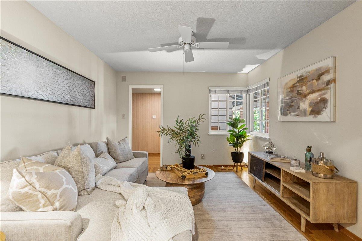 877 West Knickerbocker Drive Sunnyvale, CA 94087 - Photo 8 of 51 a living room with furniture and a potted plant