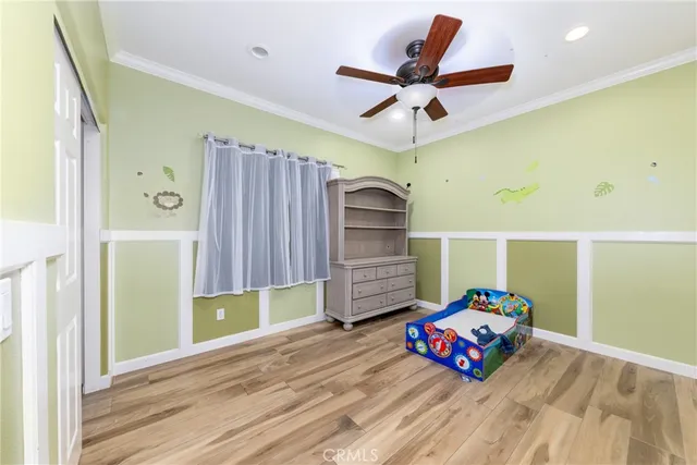 a kitchen with cabinets and white countertops