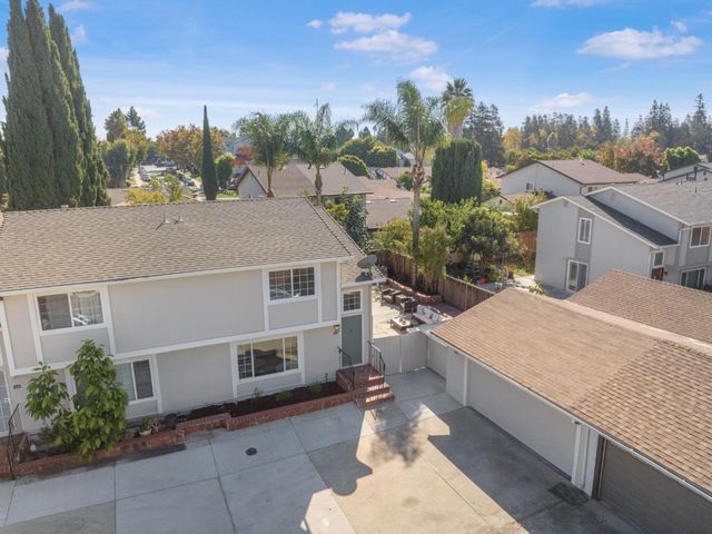 a view of a house with a outdoor space