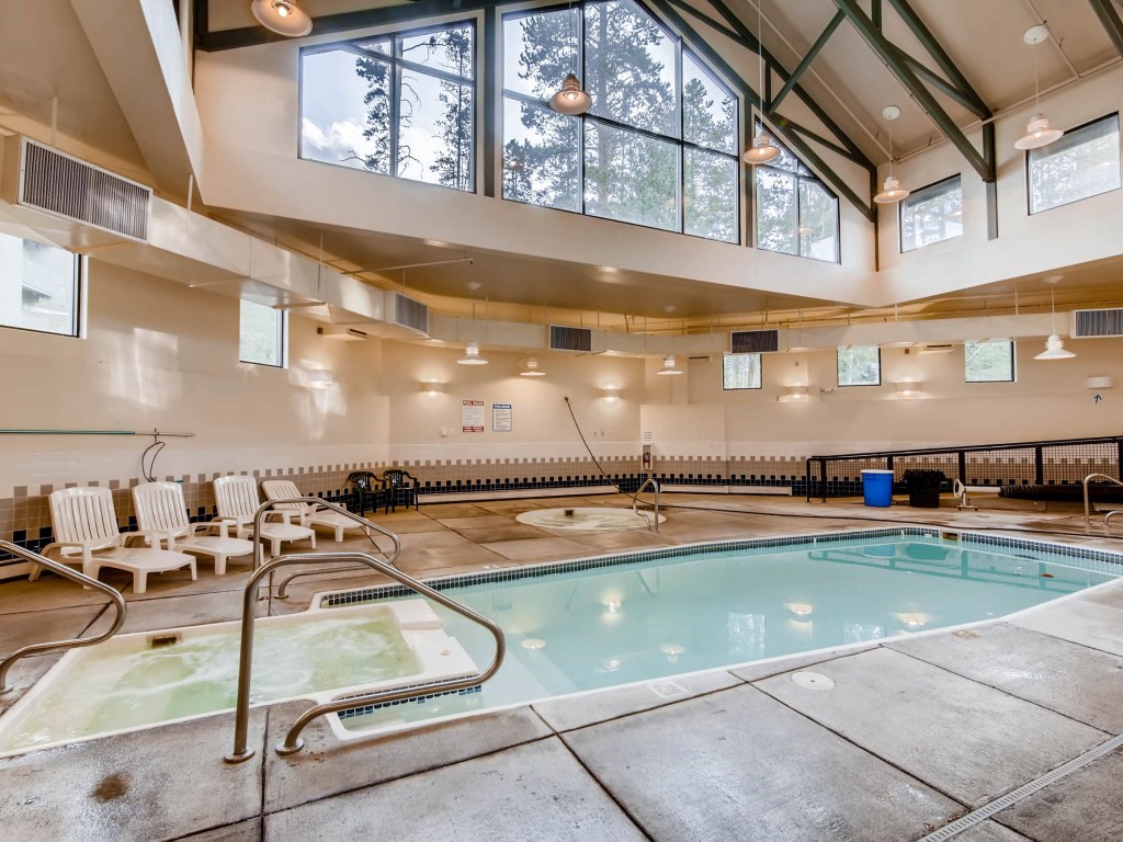 View of indoor pool