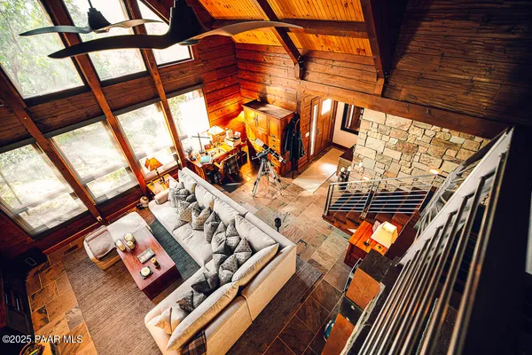 a view of an outdoor sitting area