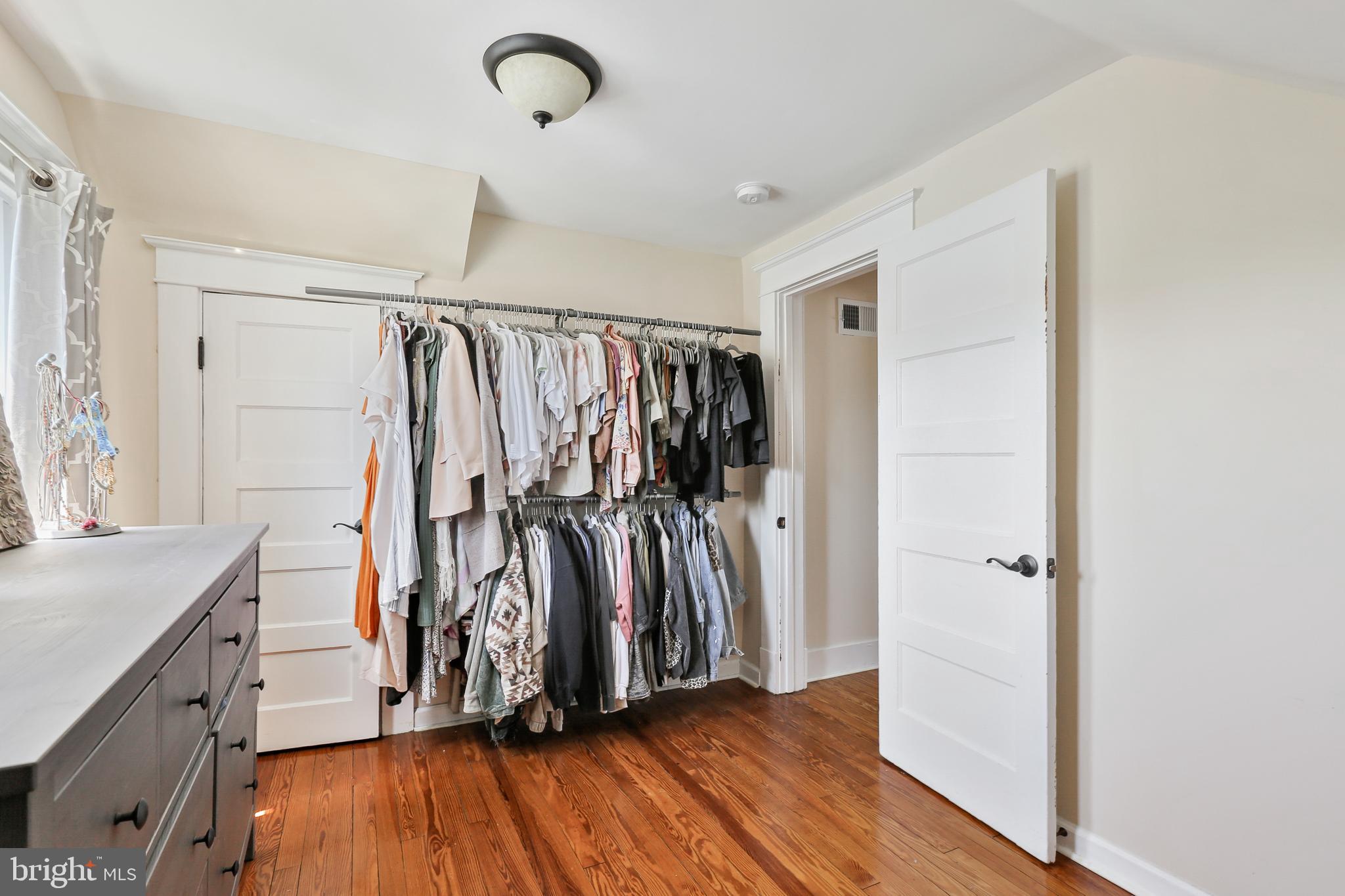 5609 Tramore Road Baltimore, MD 21214 - Photo 29 of 42 Behind the clothes rack is a very ample closet.