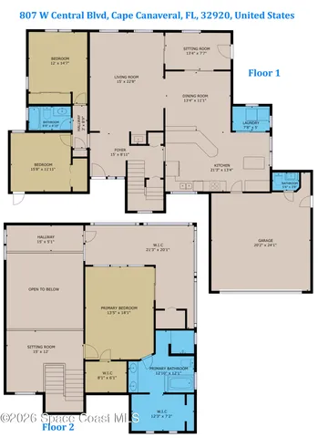 $729,000 | 807 West Central Boulevard, Cape Canaveral, FL 32920