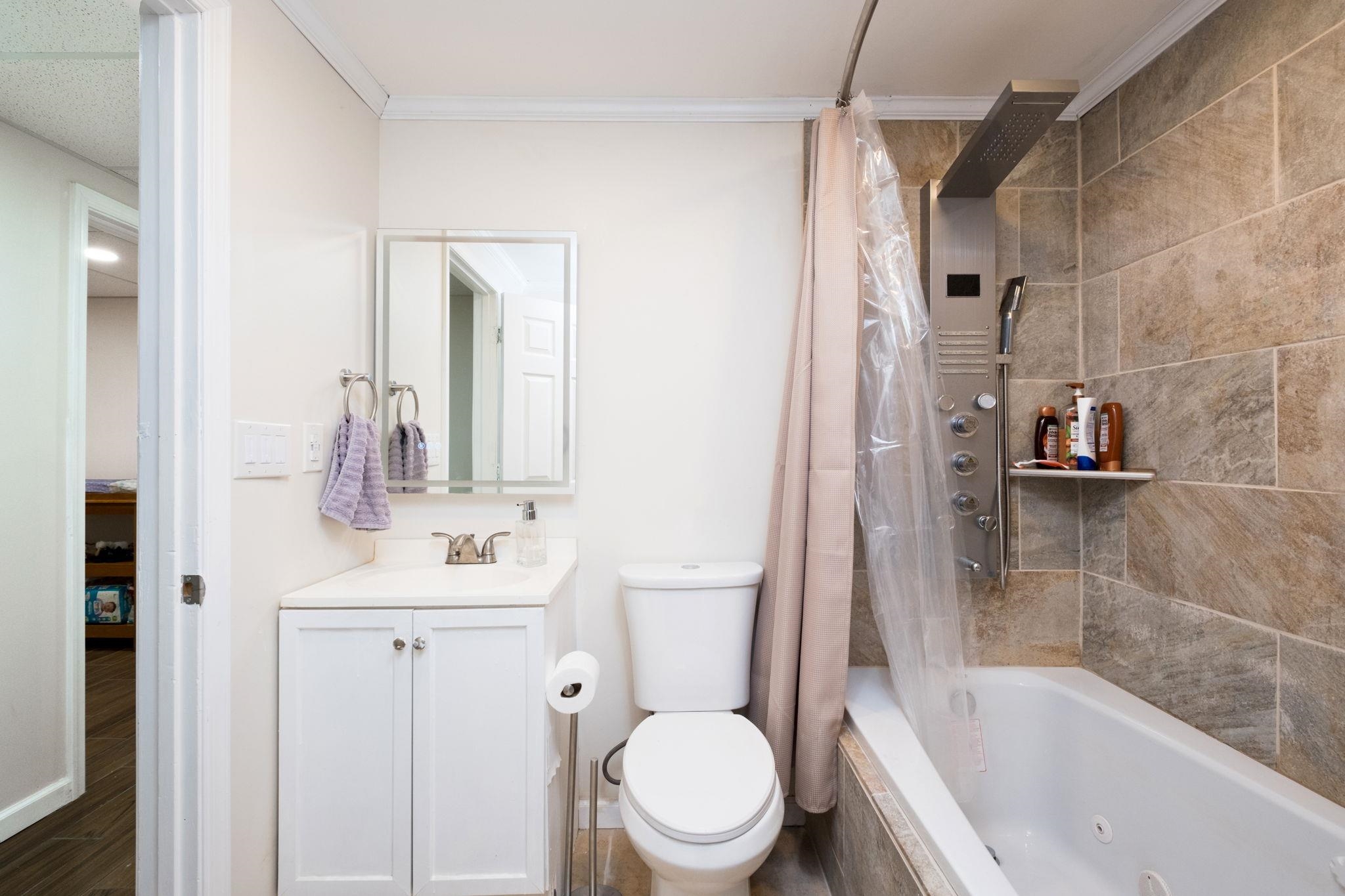8208 George Wine Road Bridgewater, VA 22812 - Photo 14 of 27 a bathroom with a bathtub shower sink mirror and toilet