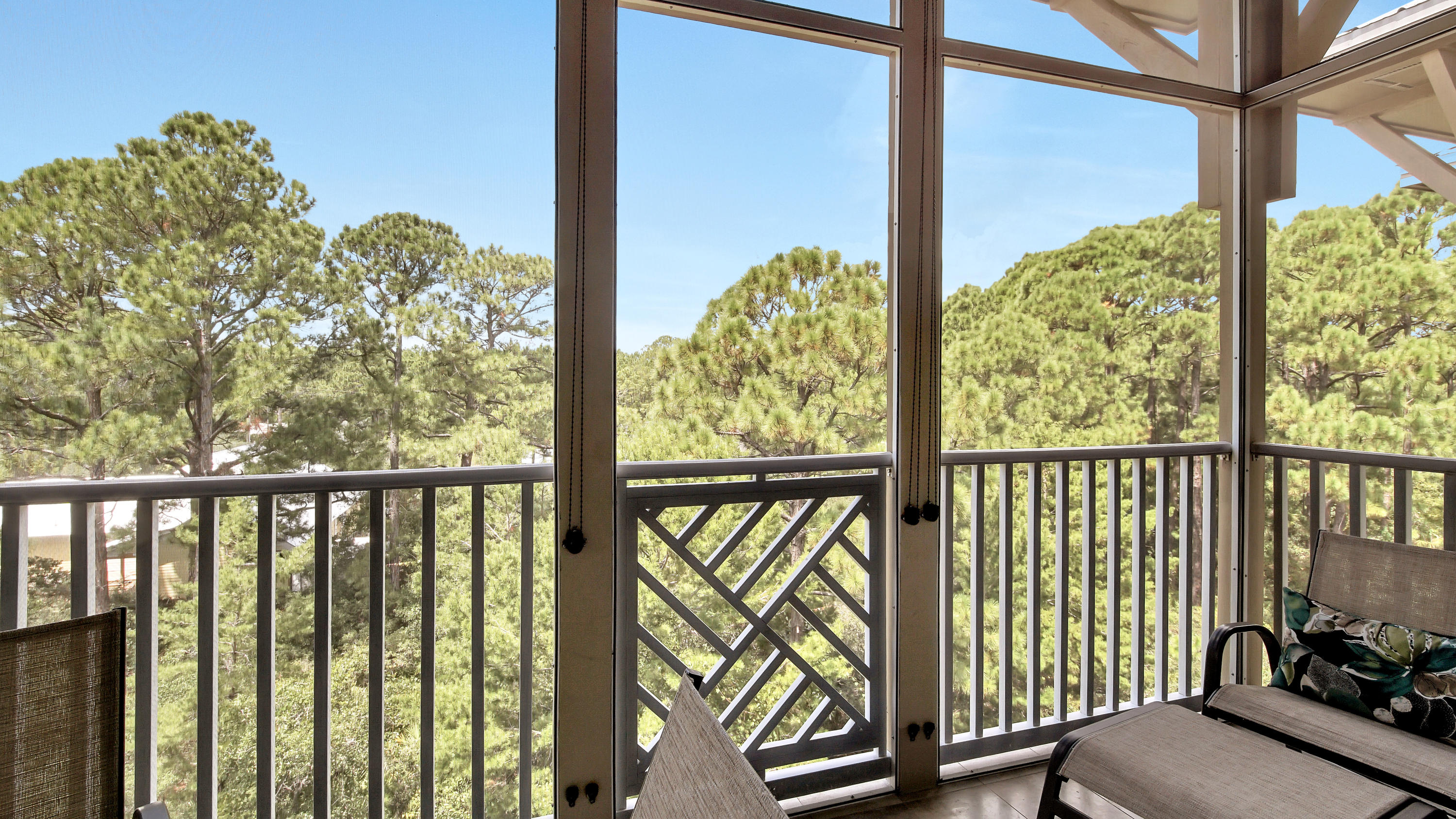 231 Somerset Bridge Road, Unit 1404 Santa Rosa Beach, FL 32459 - Photo 29 of 40 a view of a balcony with chairs