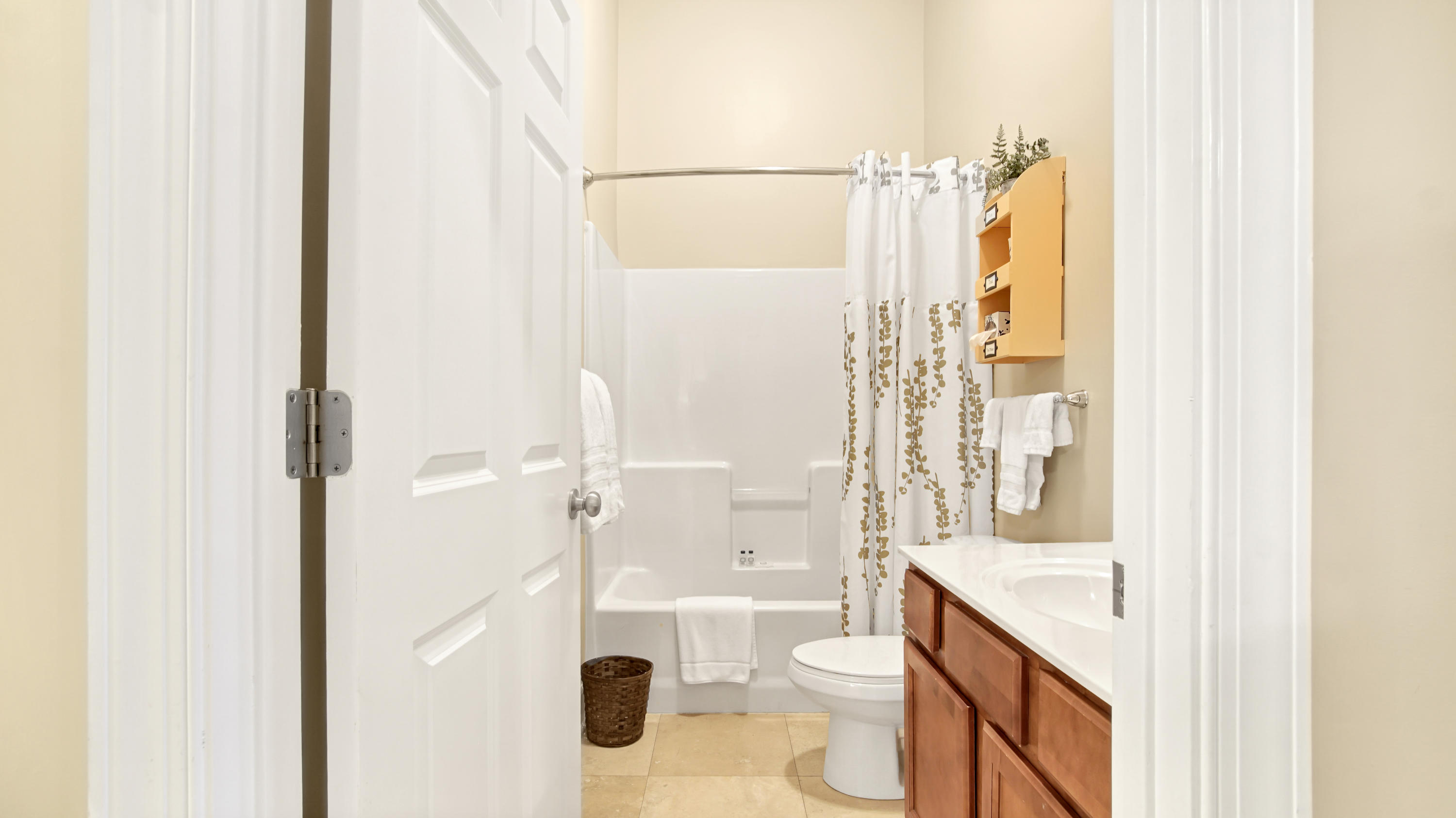 231 Somerset Bridge Road, Unit 1404 Santa Rosa Beach, FL 32459 - Photo 8 of 40 a bathroom with a granite countertop sink toilet and shower