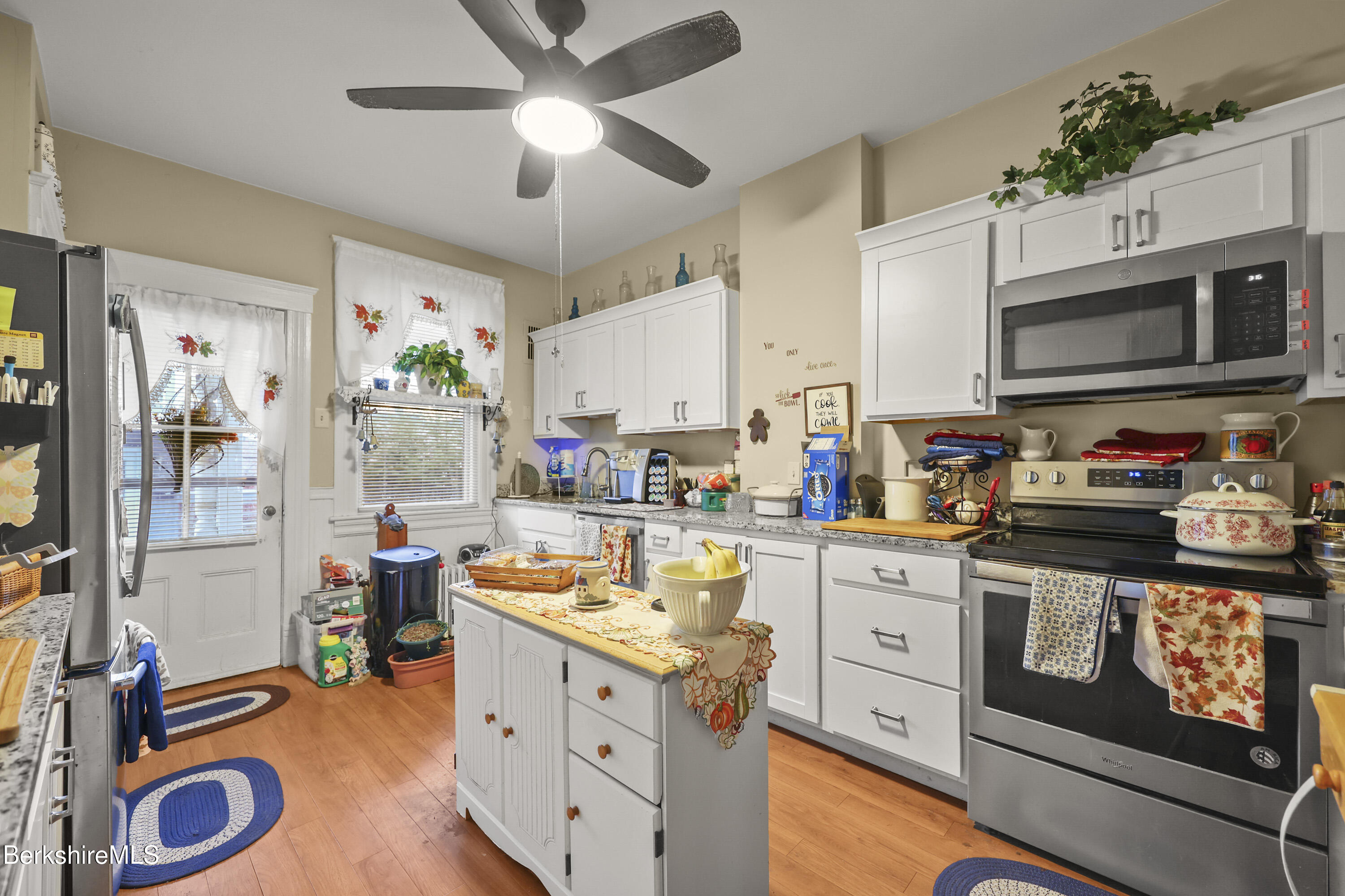 3-5 Melrose Street Adams, MA 01220 - Photo 15 of 37 a kitchen with granite countertop a sink appliances and cabinets