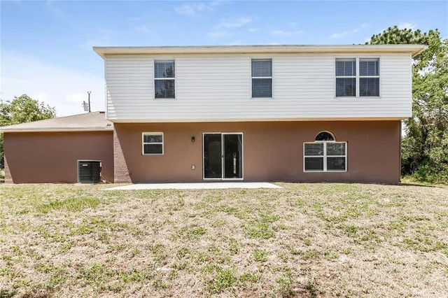 a house that has a window in front of it