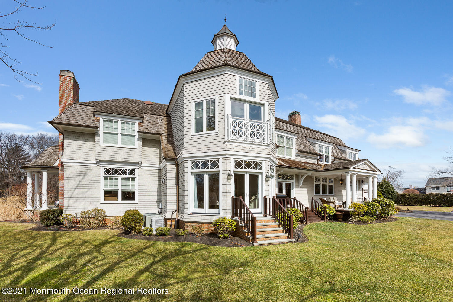 2 Harbor Drive Rumson, NJ 07760 - Photo 37 of 50 a front view of a house with a yard