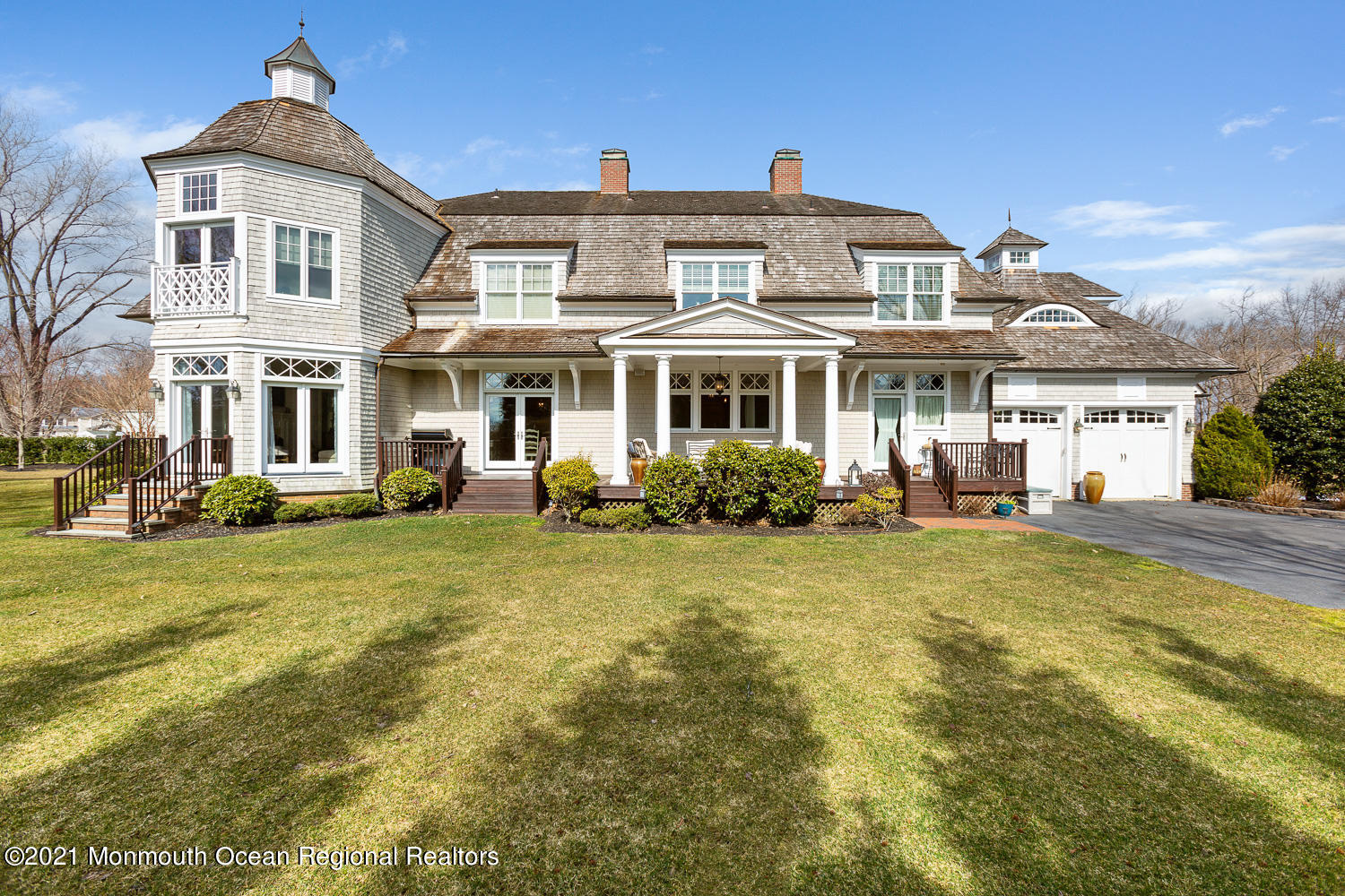 2 Harbor Drive Rumson, NJ 07760 - Photo 39 of 50 a front view of a house with a garden