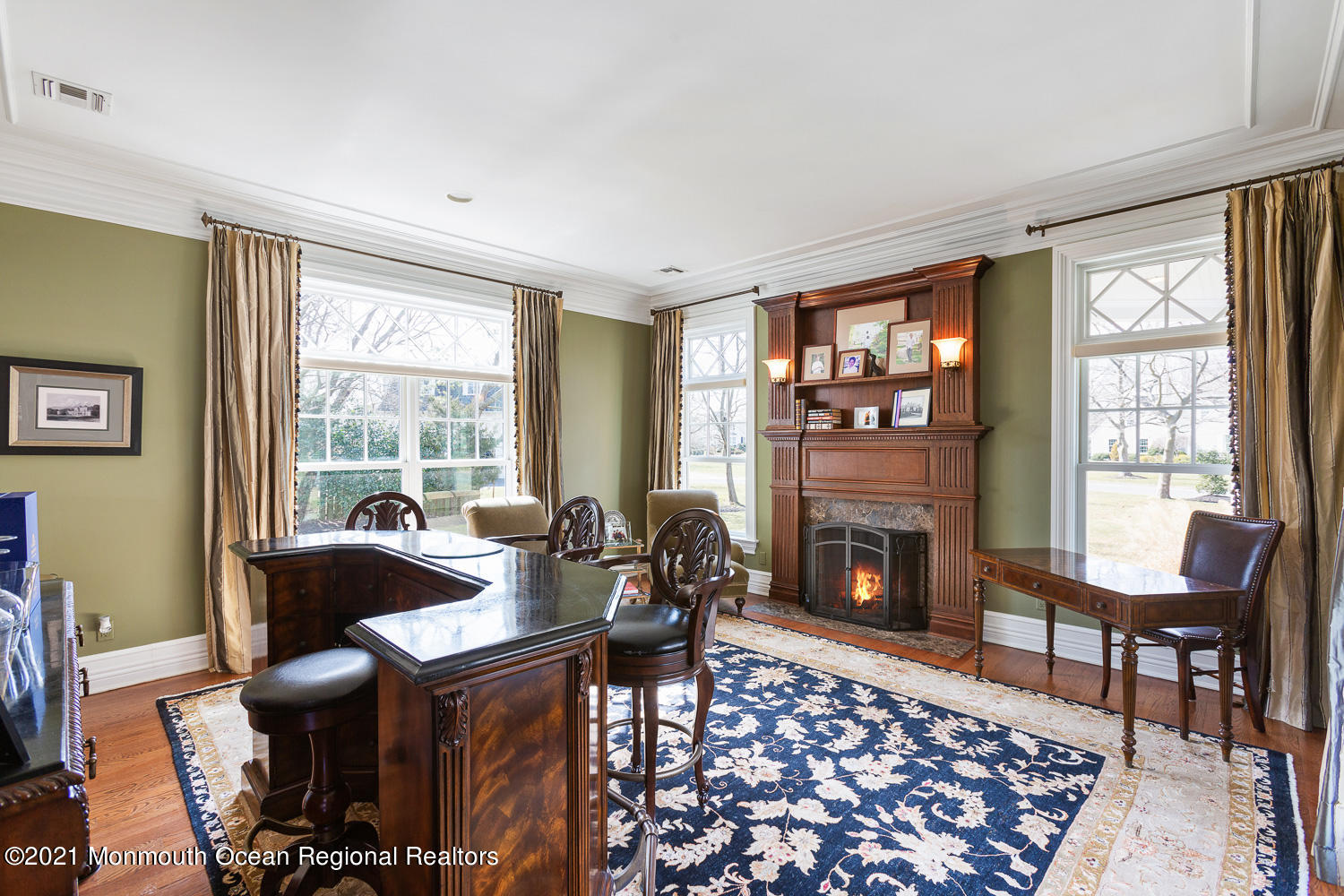 2 Harbor Drive Rumson, NJ 07760 - Photo 9 of 50 a living room with furniture and a fireplace