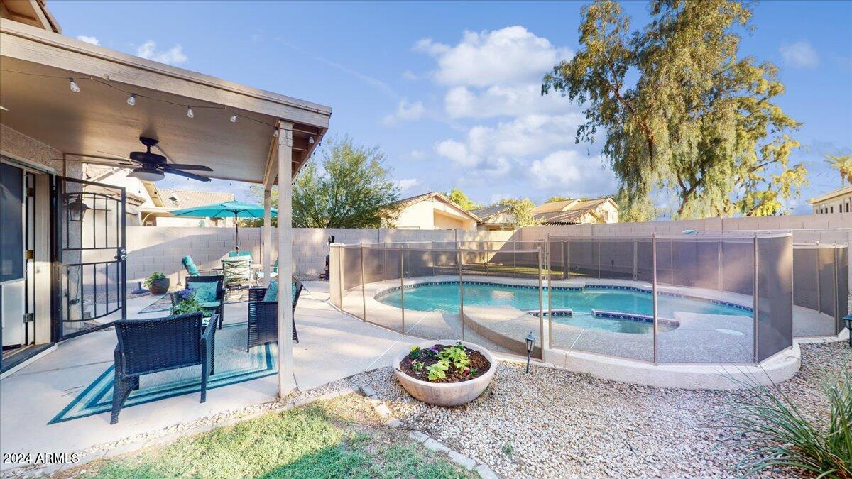 631 West Colt Road Chandler, AZ 85225 - Photo 37 of 56 Pool & One of the Patio Areas