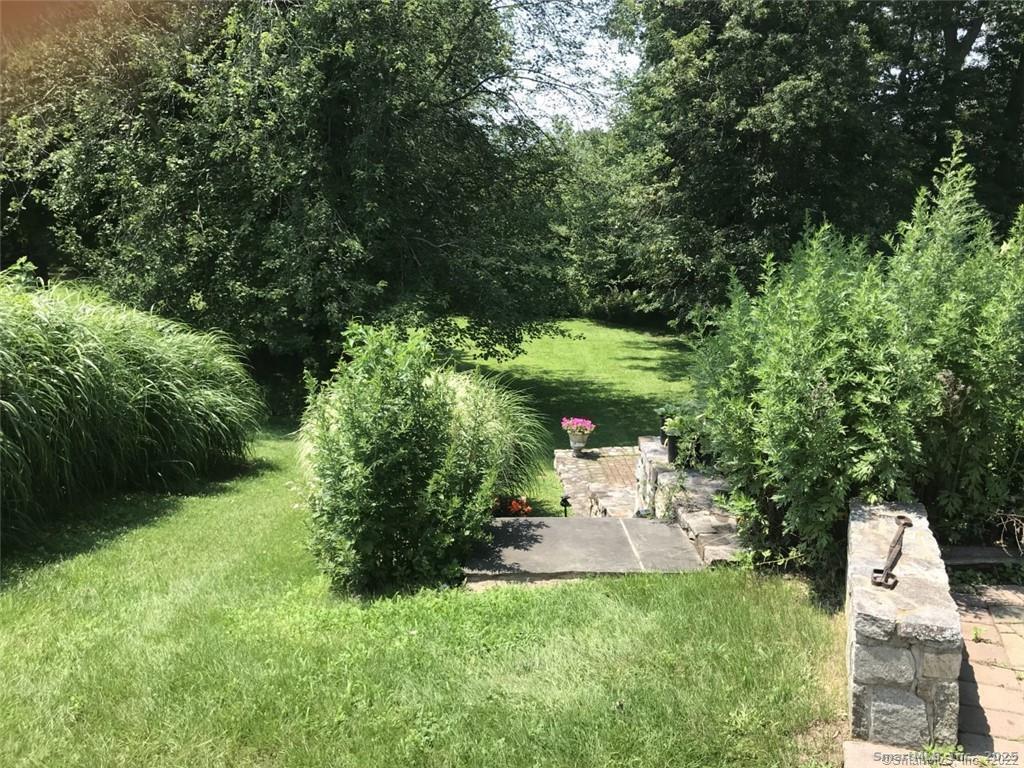 722 Knapps Highway, Unit 722 Fairfield, CT 06825 - Photo 7 of 7 a view of a garden with a large tree