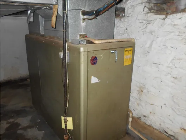 a view of water heater room