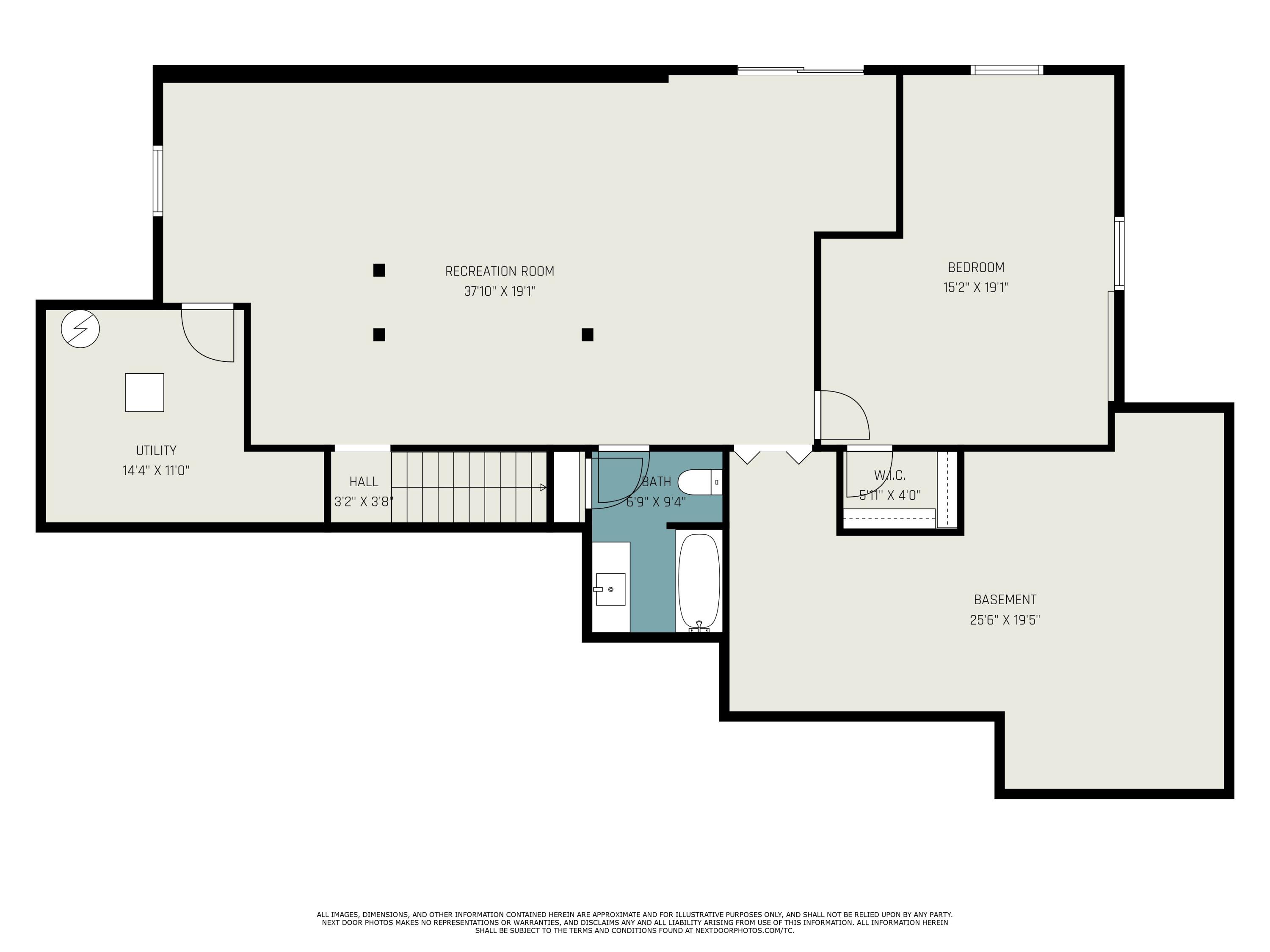 9020 5 Mile Road Northeast Ada, MI 49301 - Photo 42 of 42 Lower Level Floor Plan