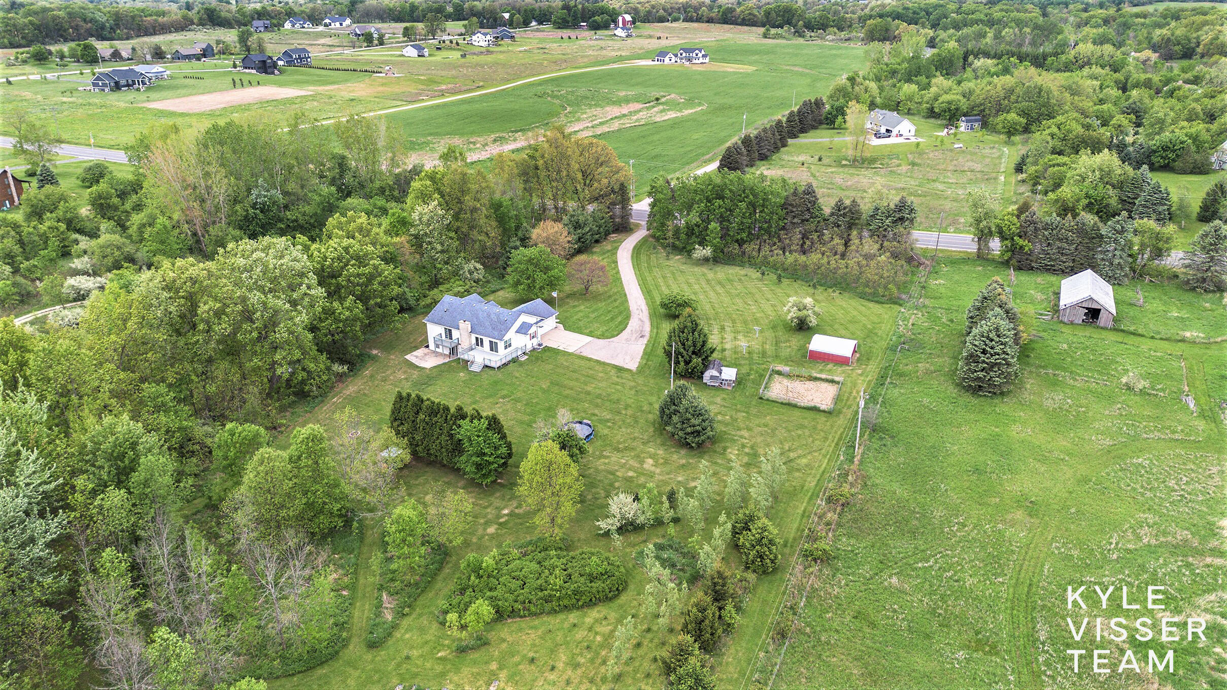 9020 5 Mile Road Northeast Ada, MI 49301 - Photo 37 of 42 Aerial