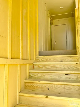 a view of a door
