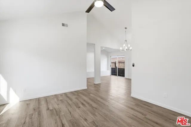 wooden floor in an empty room