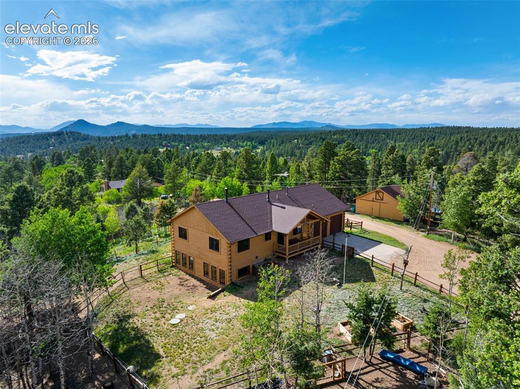 4269 Cedar Mountain Road Divide, CO 80814 - Photo 2 of 39 Log home with views on 20 acres