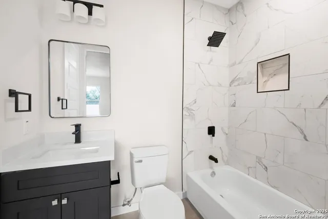 front view of a house with a outdoor space