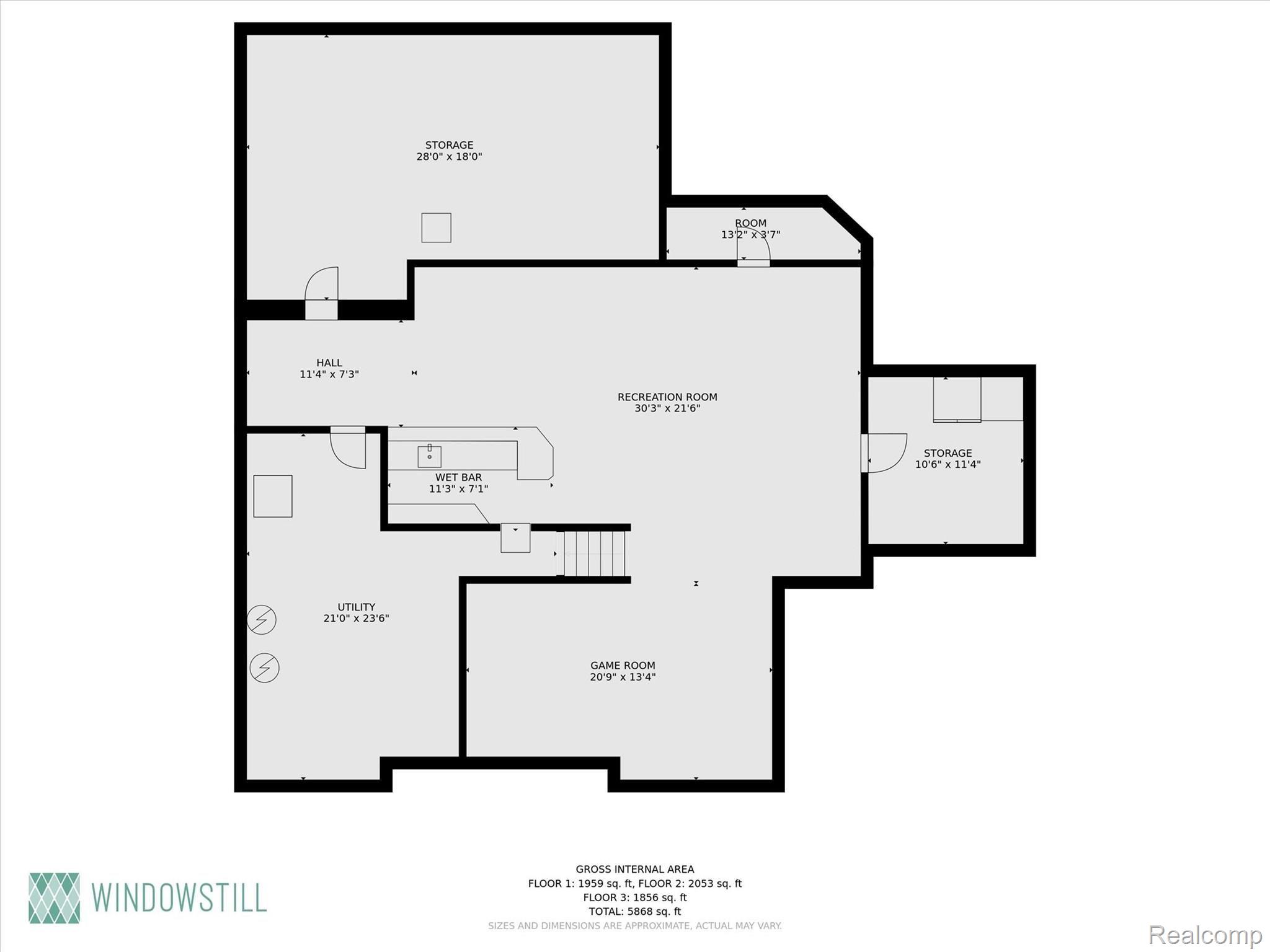 2350 Granger Road Oxford, MI 48371 - Photo 83 of 85 Main house- Basement Floor Plan