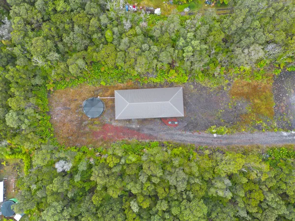 view of an outdoor space with mountain view