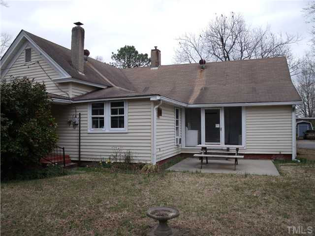 554 Marshburn Road Wendell, NC 27591 - Photo 2 of 7 This is actually the side view of the house with a private patio area and entrance to a glassed in porch. Exterior Back