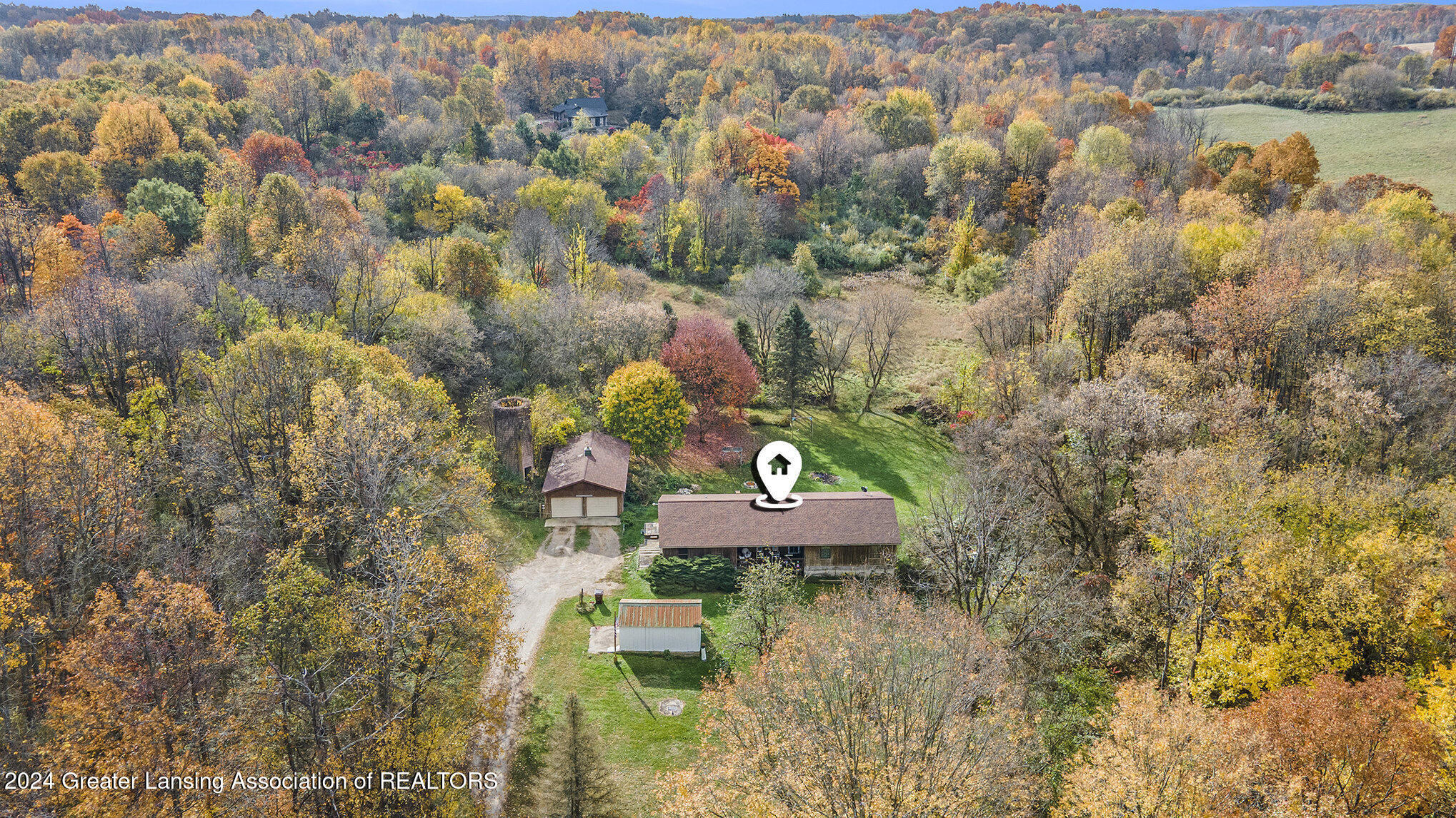 8687 Keller Road Delton, MI 49046 - Photo 33 of 34 Aerial