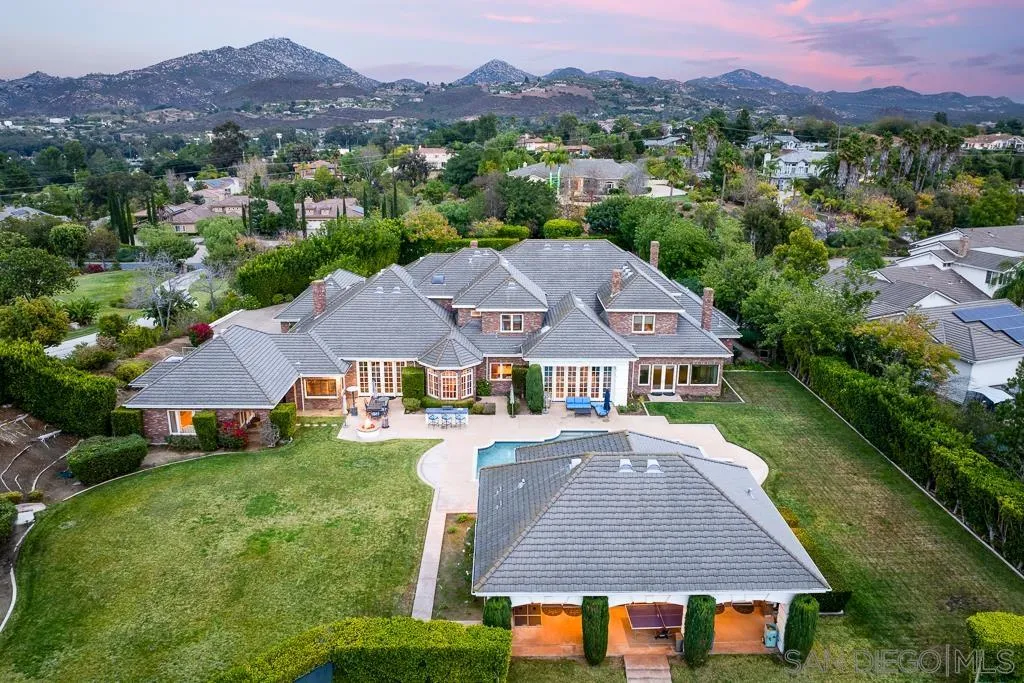13752 Paseo Valle Alto Poway, CA 92064 - Photo 16 of 73 an aerial view of residential houses and city street