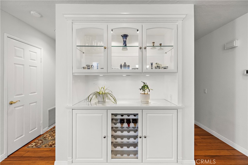 Built-in china cabinet