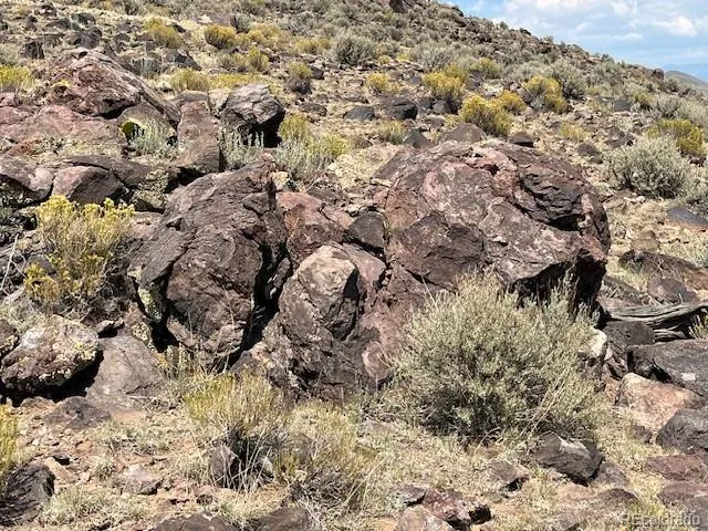 a view of a lake with mountains in the background
