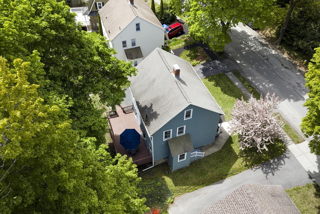 71 Morningside Road Worcester, MA 01602 - Photo 36 of 42 an aerial view of a house with a yard and a large tree
