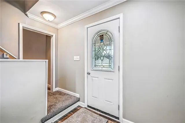 a view of front door with sky view