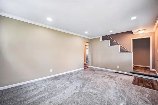 a view of an empty room