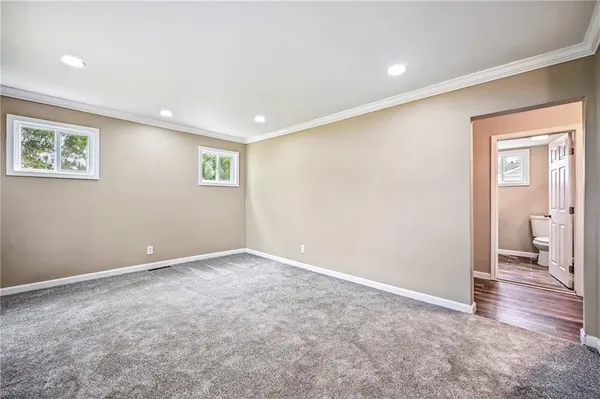 a view of livingroom with front door