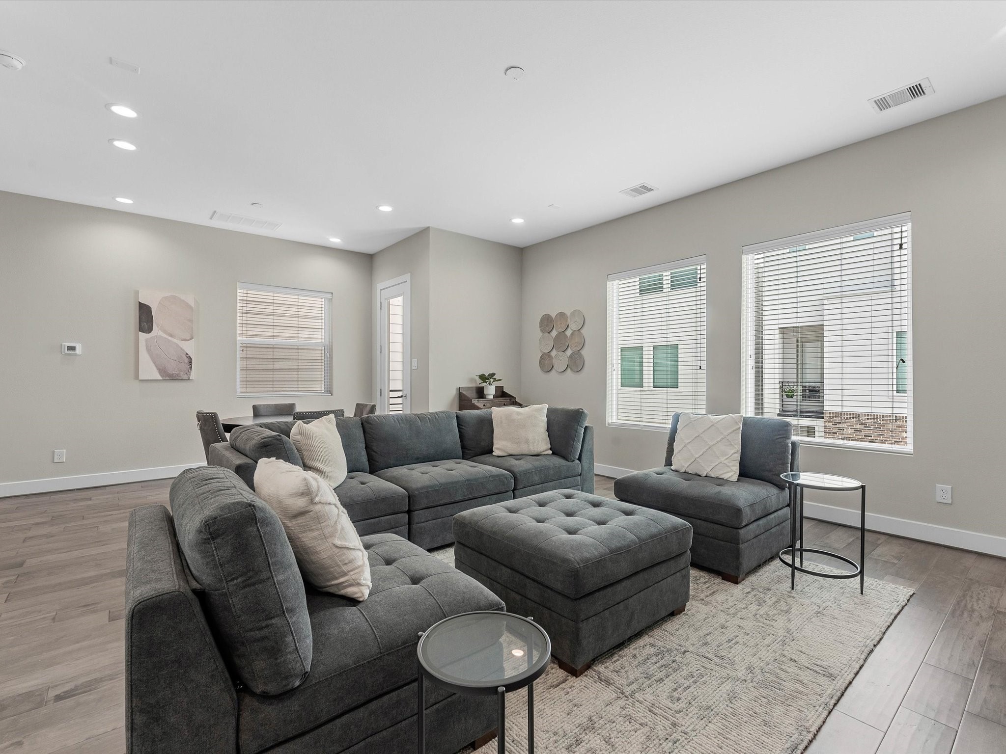 8311 Brecha Lane Houston, TX 77055 - Photo 3 of 19 a living room with furniture and a large window