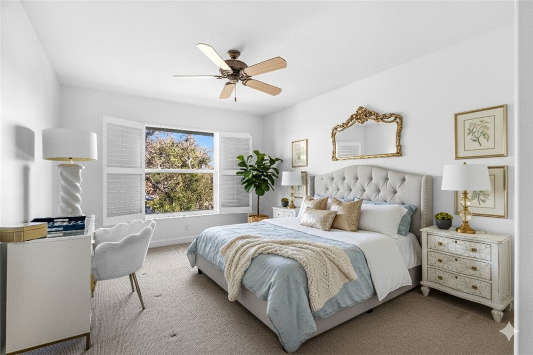 909 Bahia Mar Road Vero Beach, FL 32963 - Photo 27 of 36 a bedroom with a large bed and a window