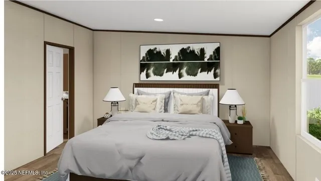 a bathroom with a granite countertop bathtub sink vanity mirror and toilet