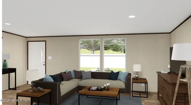 a view of a building with a window