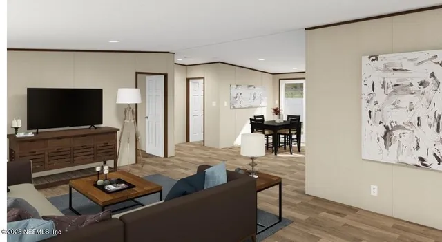 view of a brick building