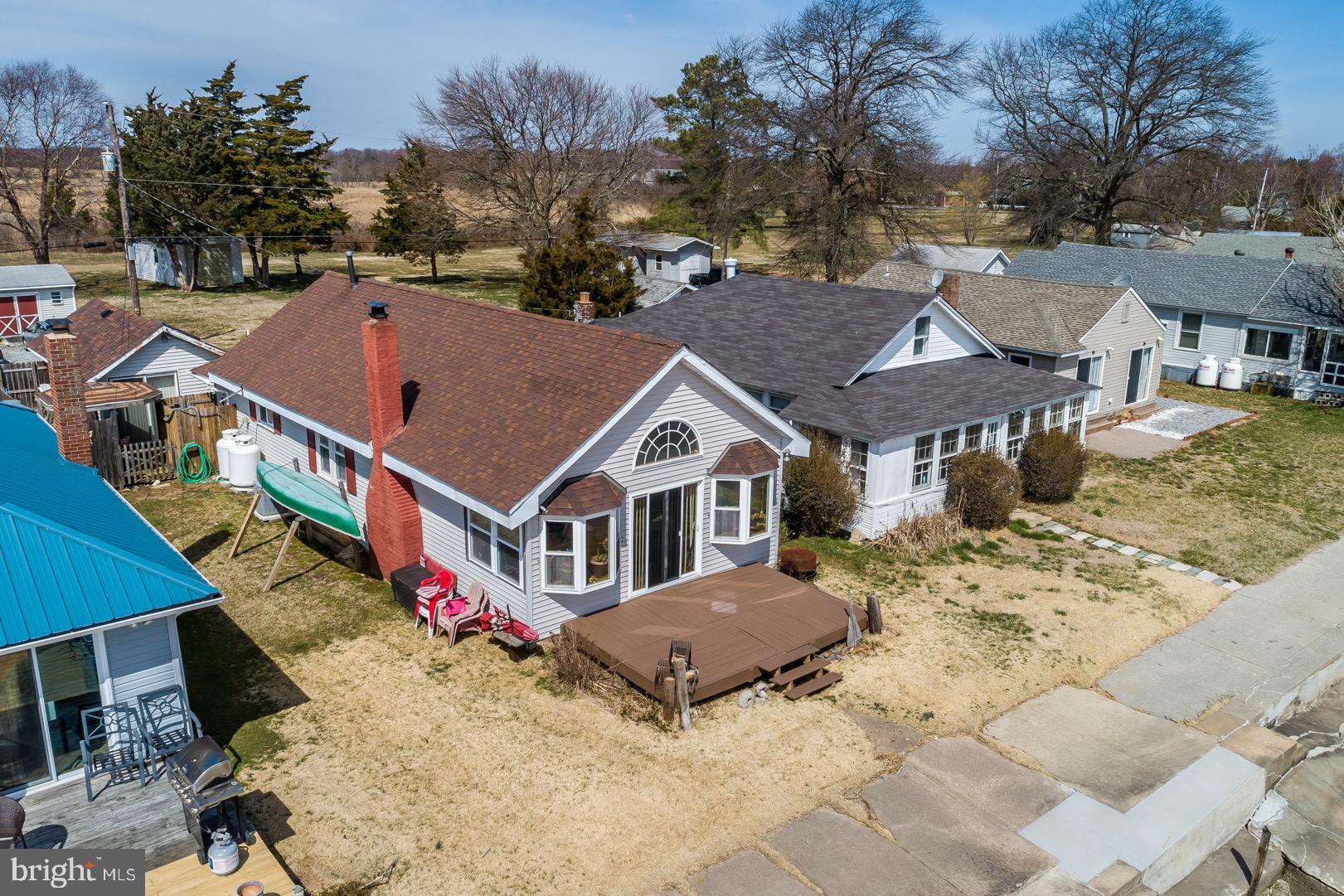 aerial house view
