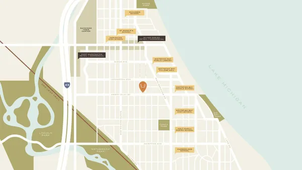 $5,800 | 600 East Henry Clay Street, Unit A1, Whitefish Bay, WI 53217