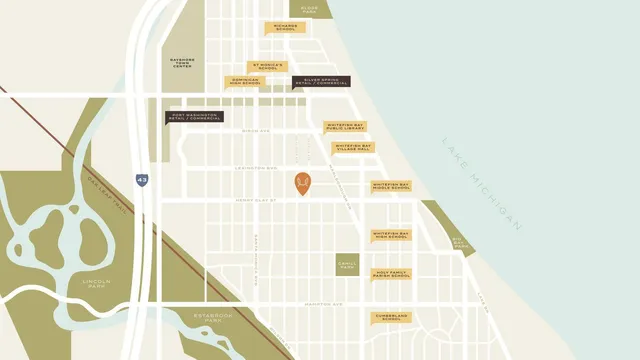 $5,800 | 600 East Henry Clay Street, Unit A1, Whitefish Bay, WI 53217